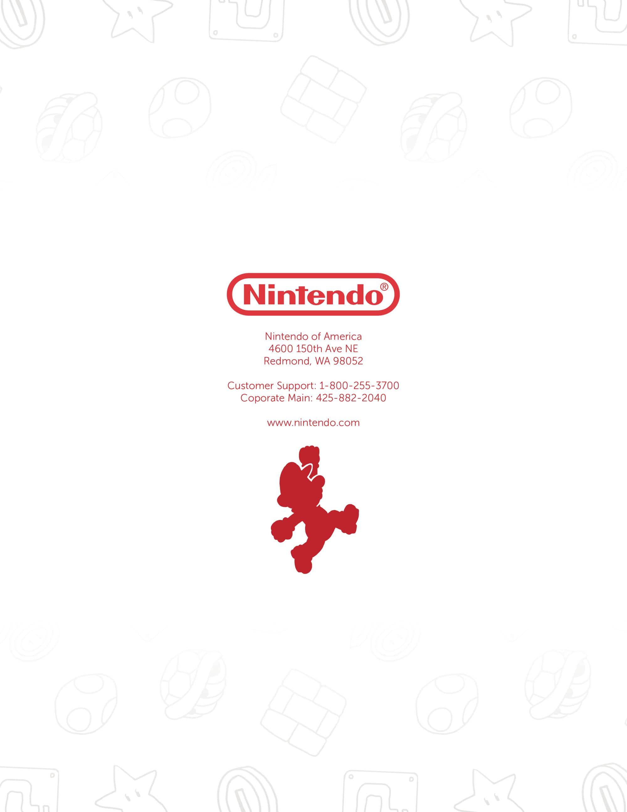 Nintendo Annual Report End Cover