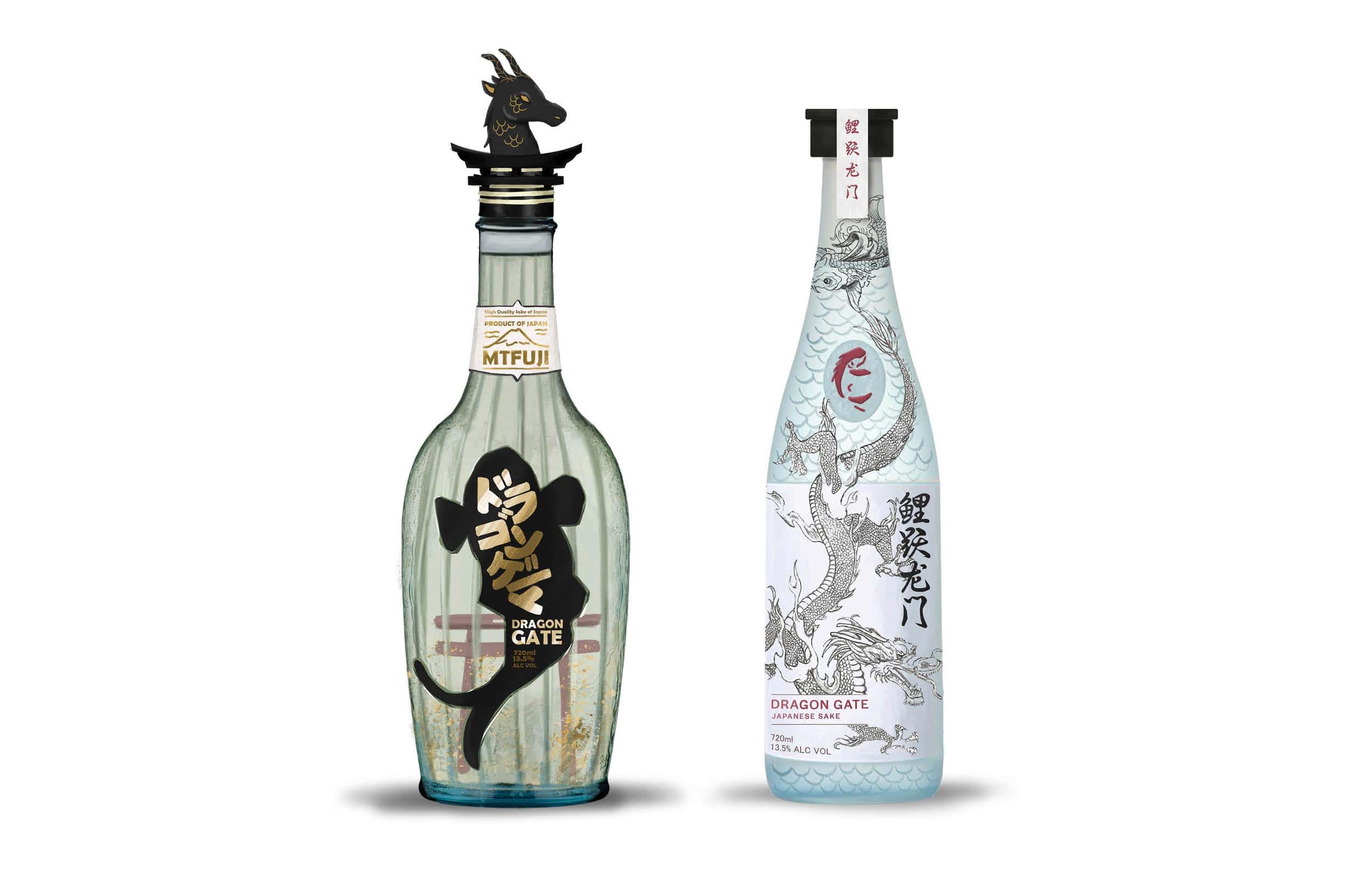 Dragon Gate Sake Packaging